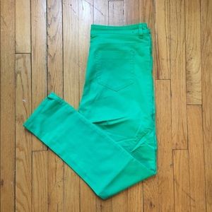 H&M Green Skinny Jeans
